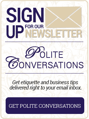 SIgn up For Polite Conversations | Professional Courtesy LLC